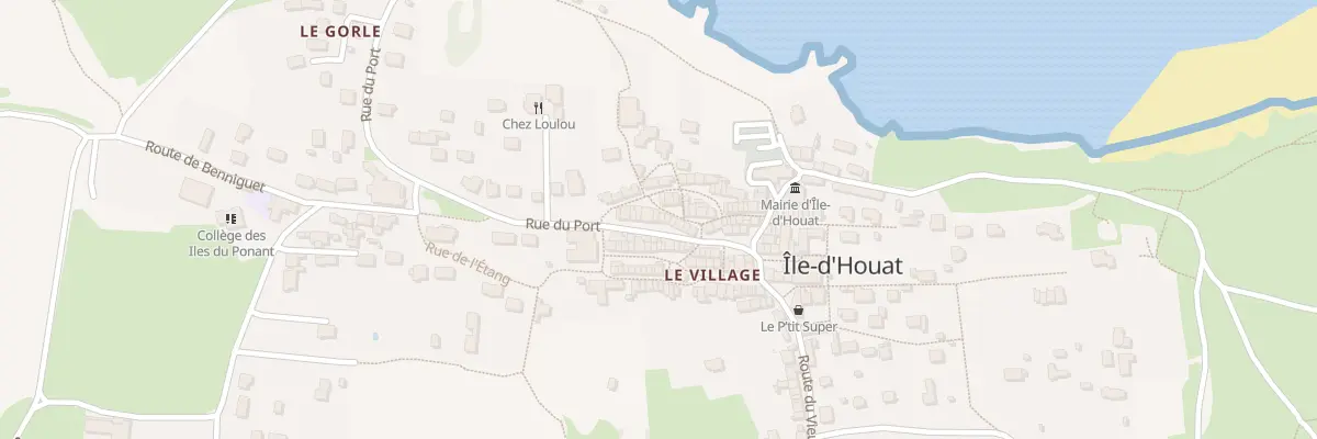 Plan du 35 Le Bourg à Île-d’Houat