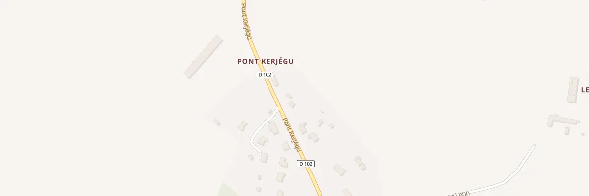 Plan du 7 Pont Kerjégu à Plumergat