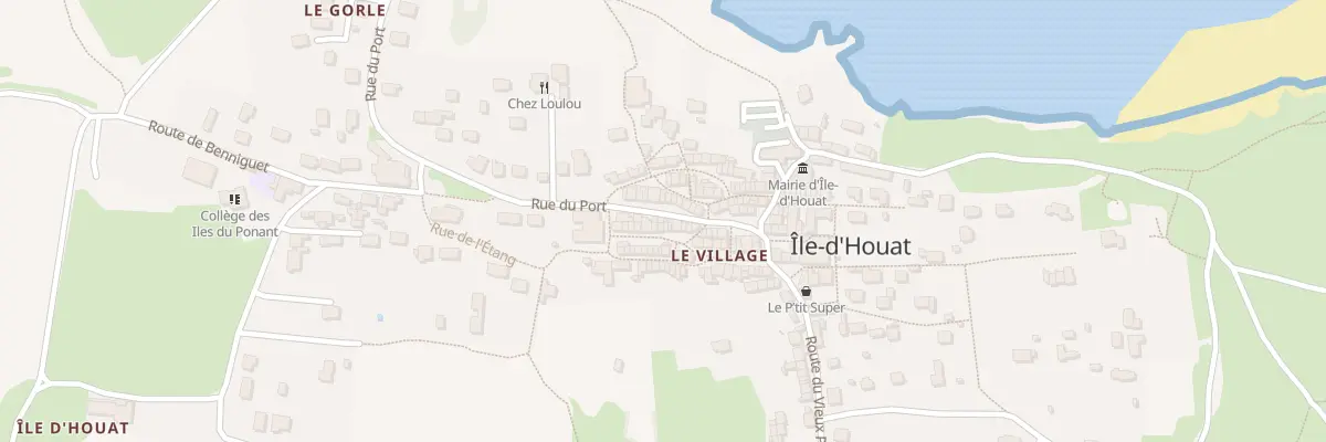 Plan du 5351 Le Bourg à Île-d’Houat