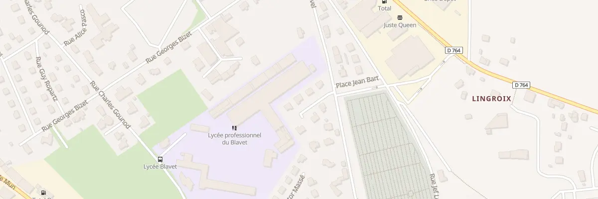 Plan du 6 Rue Mozart à Pontivy