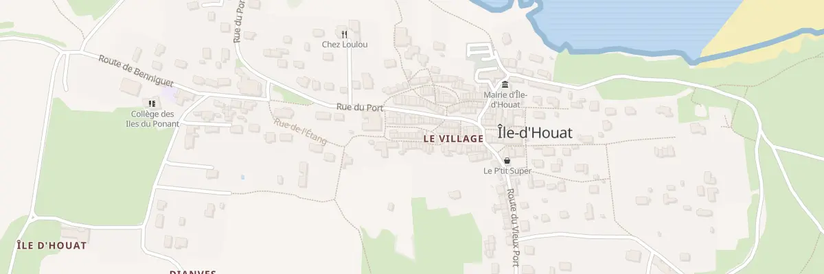 Plan du 263 Le Bourg à Île-d’Houat