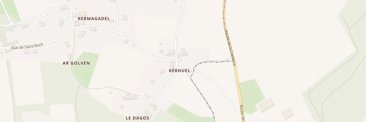 Plan du 3 Ker Huel à Lanloup