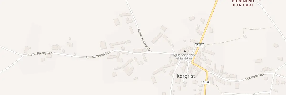 Plan du 6 Rue du Presbytere à Kergrist