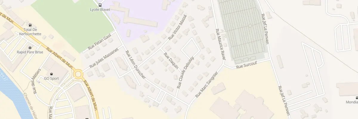 Plan du 2 Rue Daquin à Pontivy
