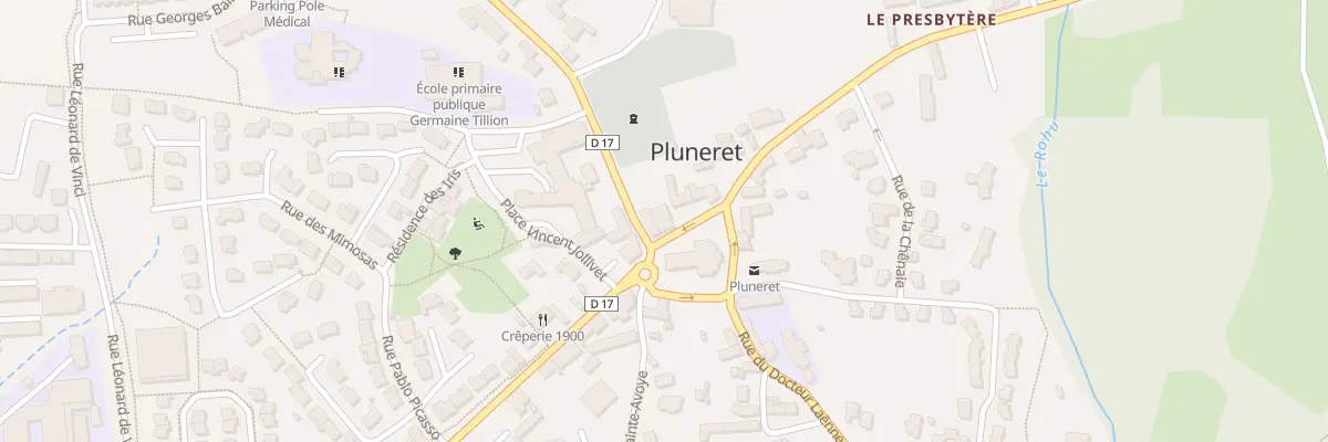 Plan du 1 Rue Yvon Nicolazic à Pluneret