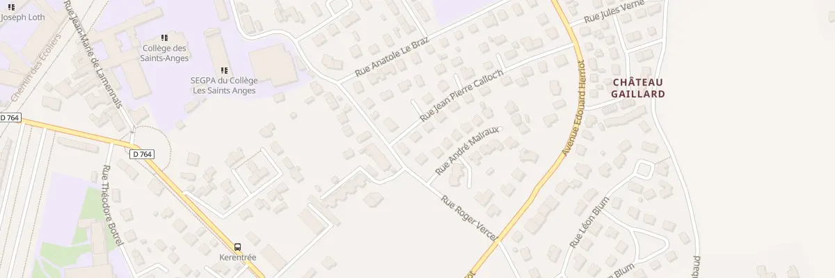 Plan du 2 Rue Jean Pierre Calloch à Pontivy