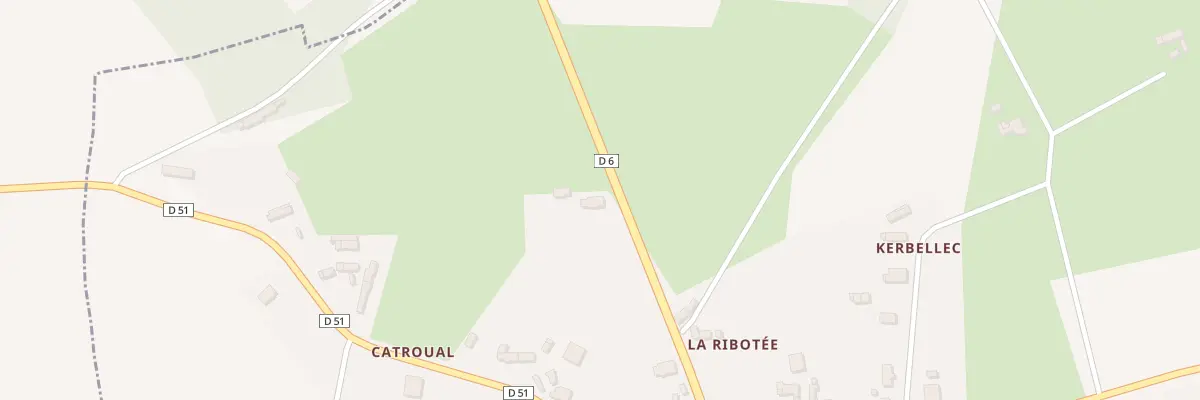 Plan du 7 La Ribotée à Tréguidel