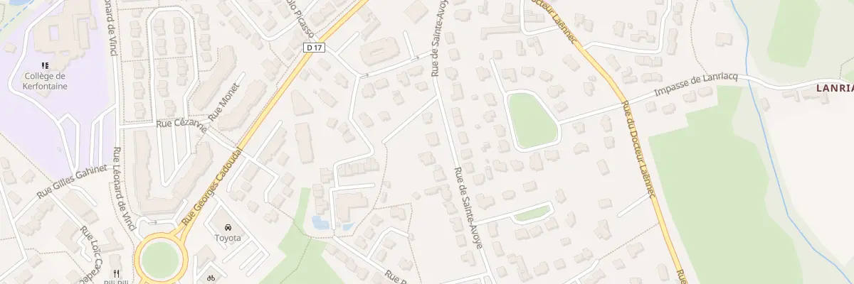 Plan du 24 Rue de Ste Avoye à Pluneret