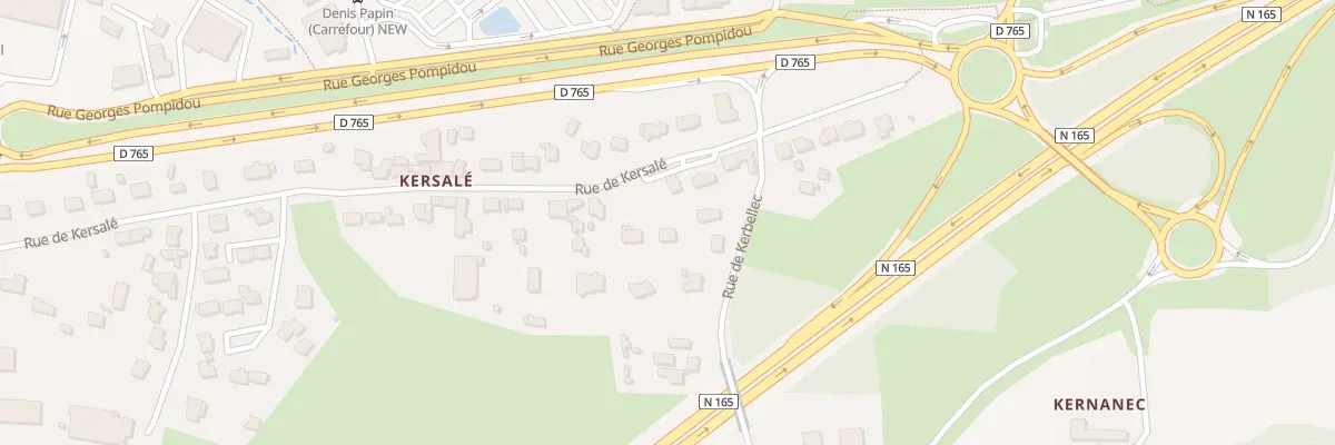 Plan du 52 Rue de Kersalé à Pluneret