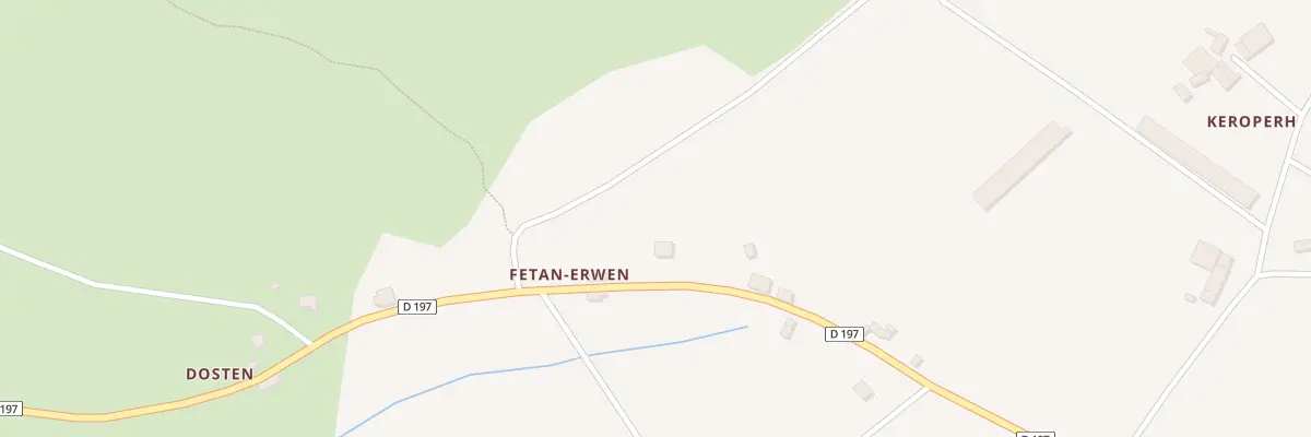 Plan du 9 Dosten à Guénin