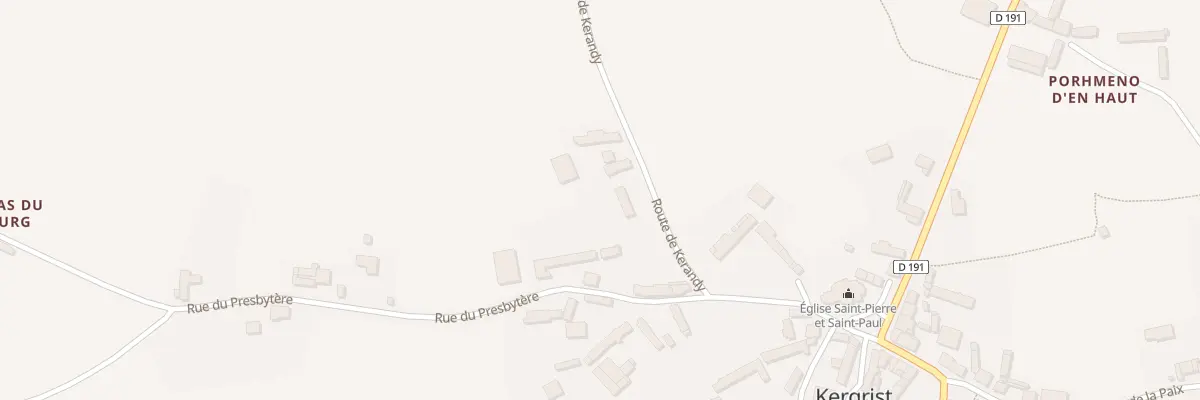 Plan du 3 Rte de Kerandy à Kergrist