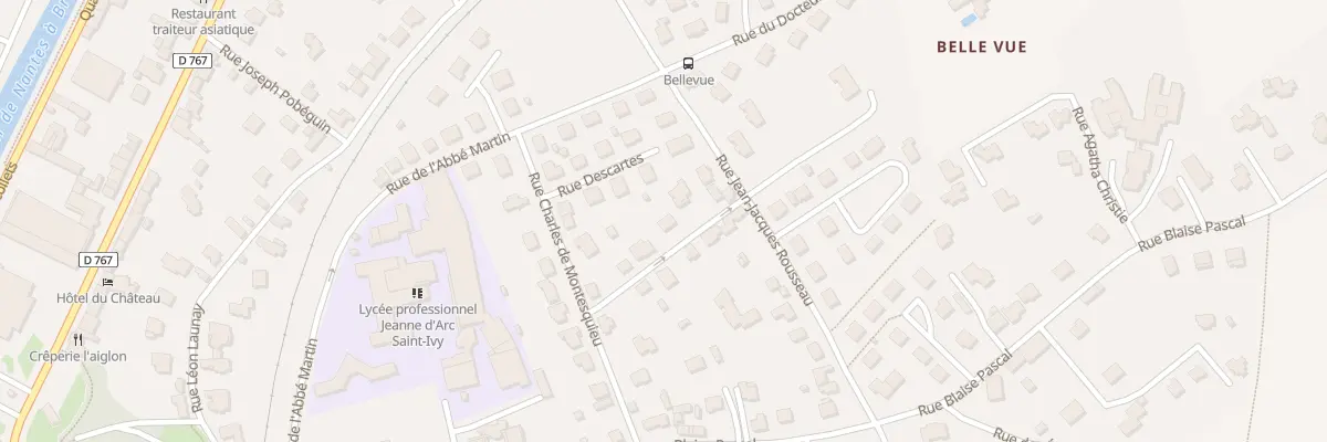 Plan du 7 Rue Montaigne à Pontivy