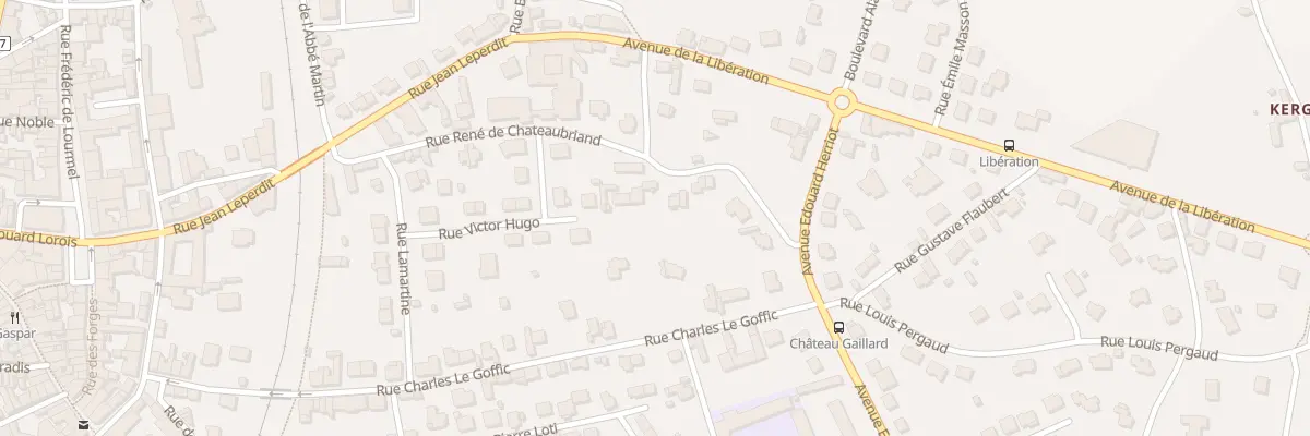 Plan du 24 Rue R de Chateaubriand à Pontivy