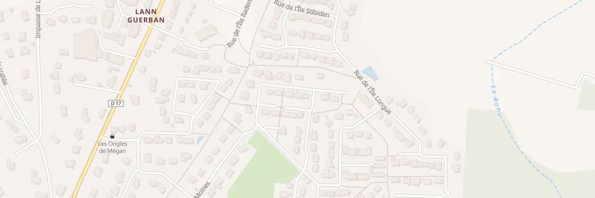 Plan du 14 Rue des Iles Logoden à Pluneret