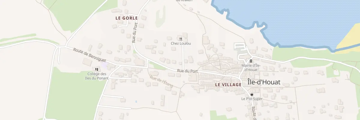 Plan du 259 Le Bourg à Île-d’Houat
