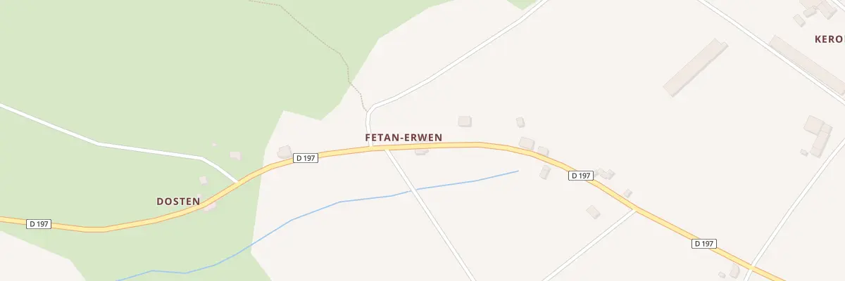 Plan du 7 Dosten à Guénin