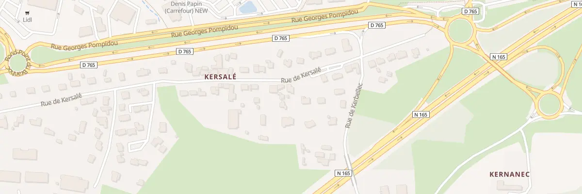 Plan du 48 Rue de Kersalé à Pluneret