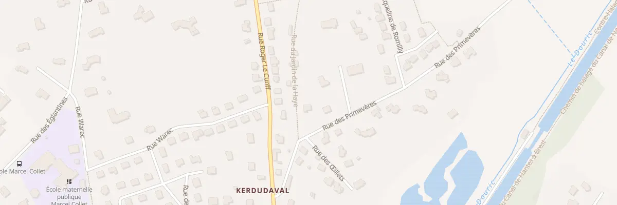 Plan du 7 Rue des Primevères à Pontivy