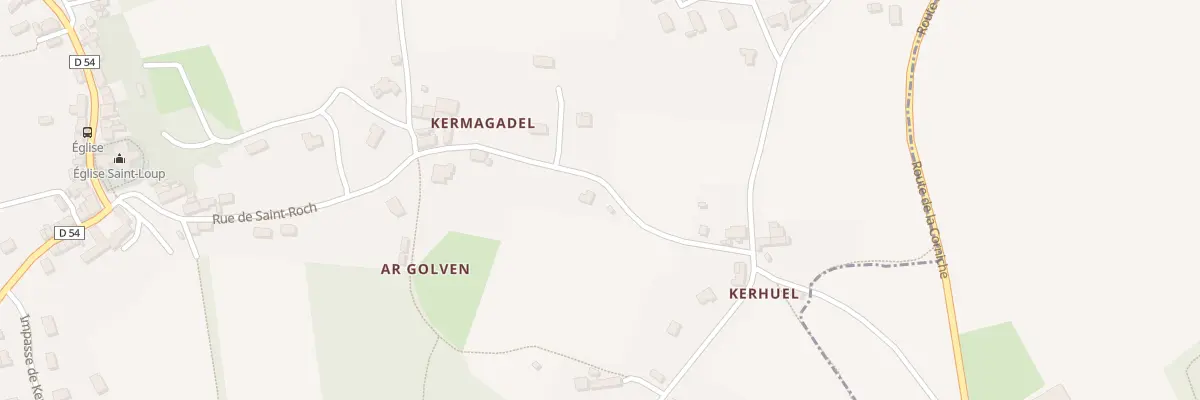 Plan du 2 Ar Golven à Lanloup