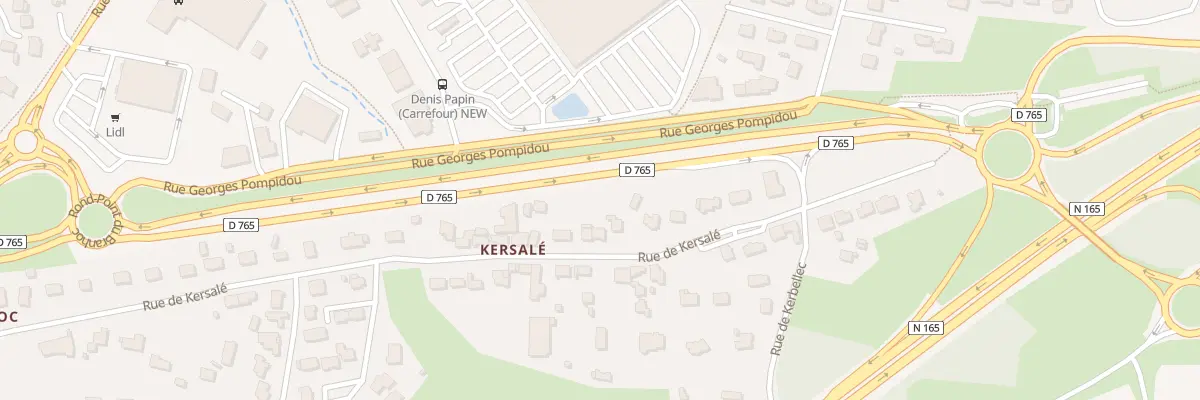 Plan du 47B Rue de Kersalé à Pluneret