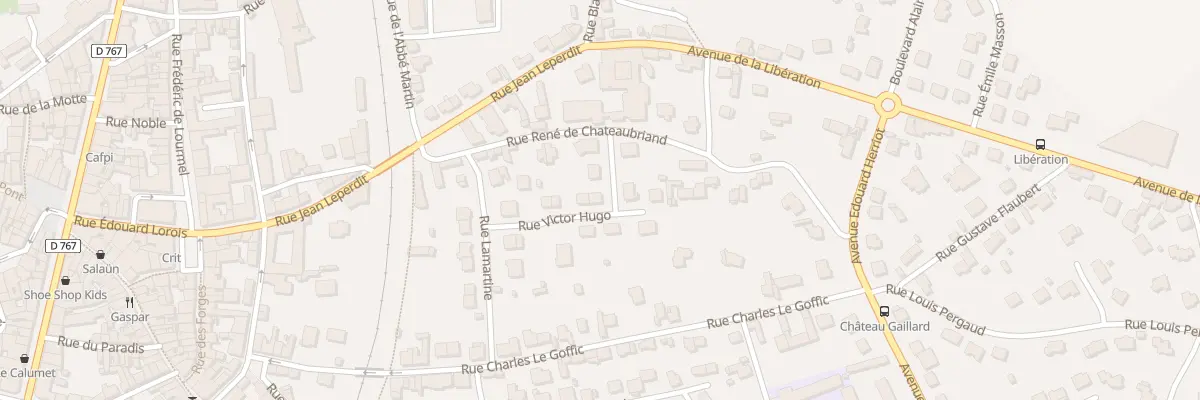 Plan du 9 Rue Victor Hugo à Pontivy