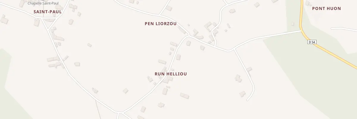 Plan du 10 Run Helliou à Plouézec