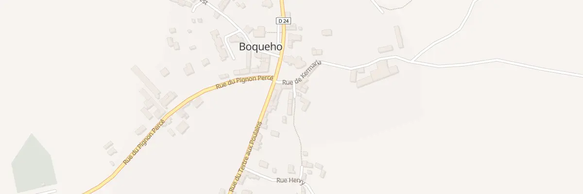 Plan du 2 Che du Lavoir à Boqueho