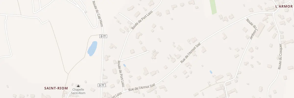 Plan du 52B Rte de Port Lazo à Plouézec