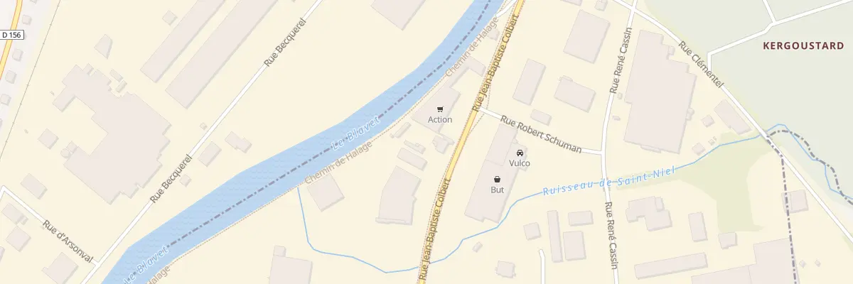 Plan du 16 Rue Colbert à Pontivy