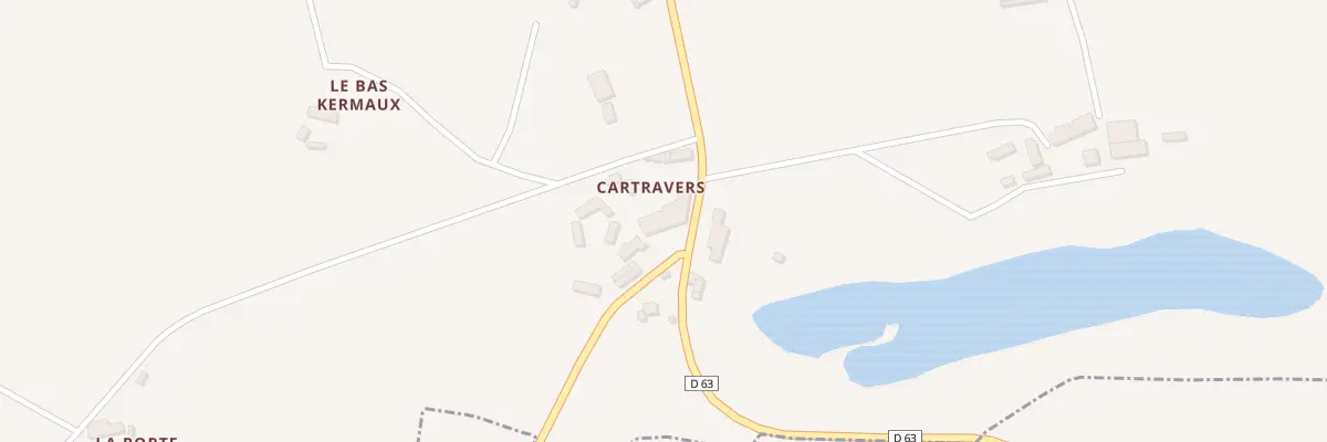 Plan du 14 Cartravers à La Harmoye