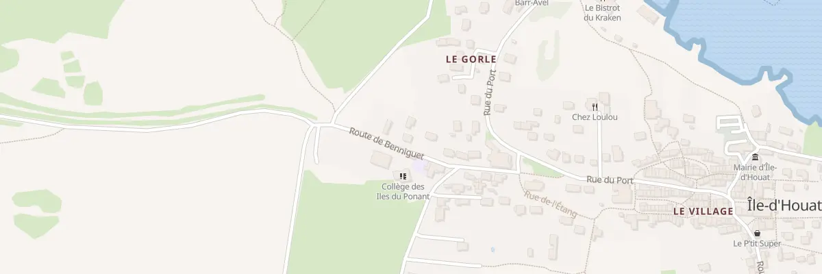 Plan du 13 Rte du Beniguet à Île-d’Houat