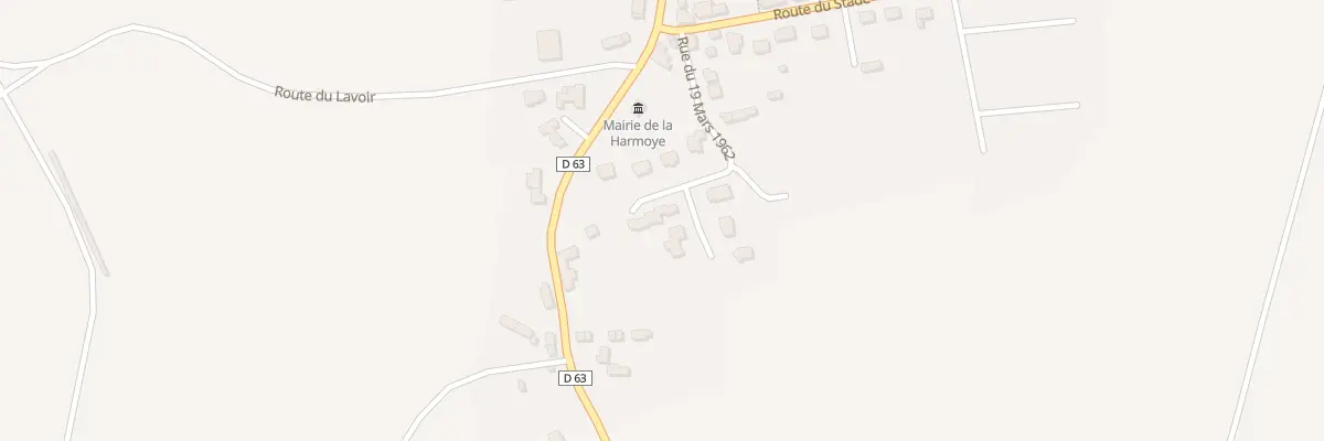 Plan du 14 Lot de la Mairie à La Harmoye