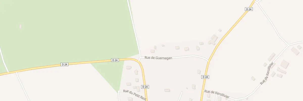 Plan du 12 Rue de Guernegan à Boqueho