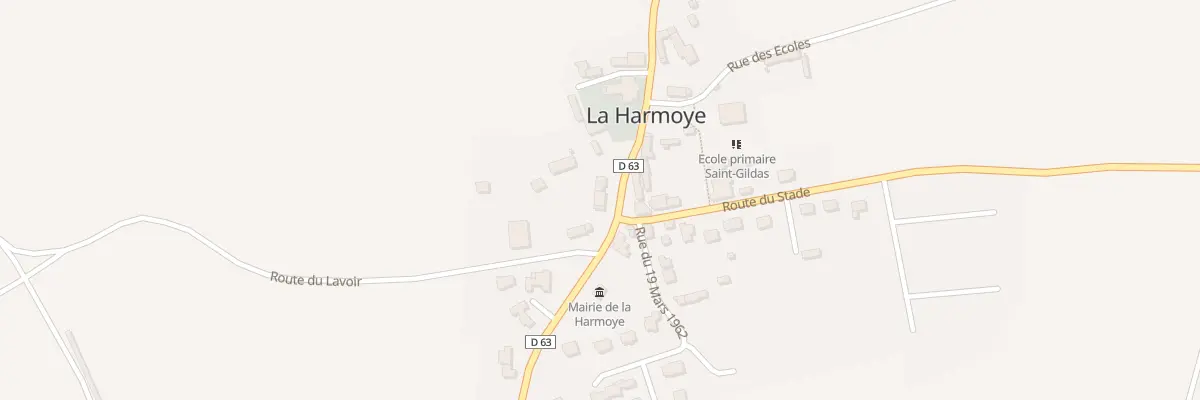 Plan du 1 Rte du Porta à La Harmoye