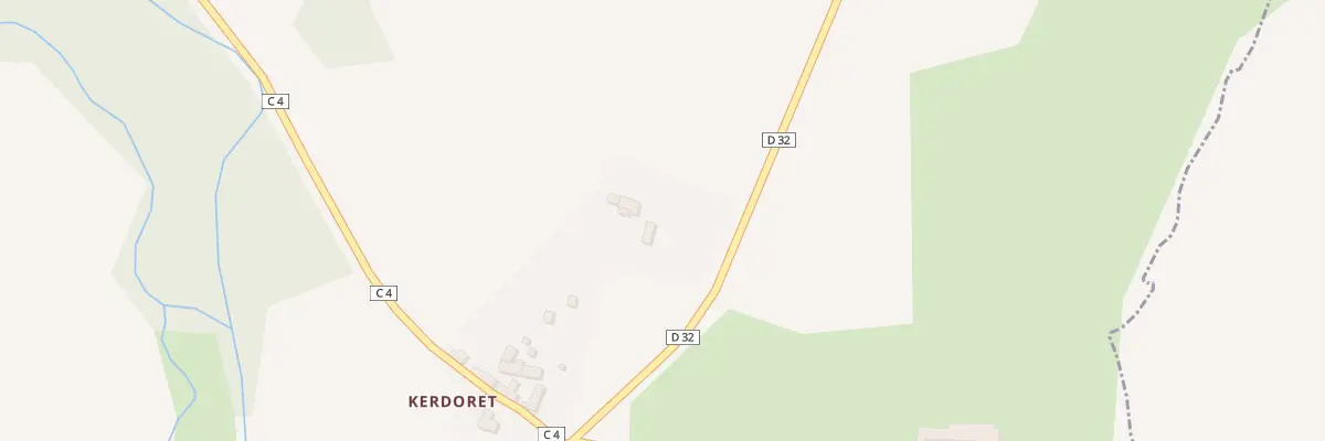 Plan du 10 Kerdoret à Pludual