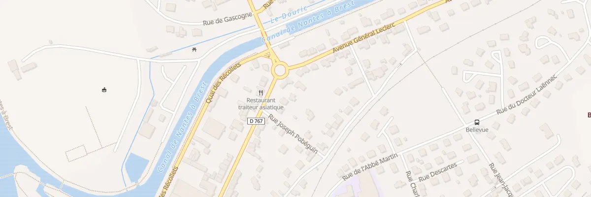 Plan du 3 Rue Gal de Gaulle à Pontivy