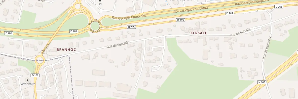 Plan du 22A Rue de Kersalé à Pluneret