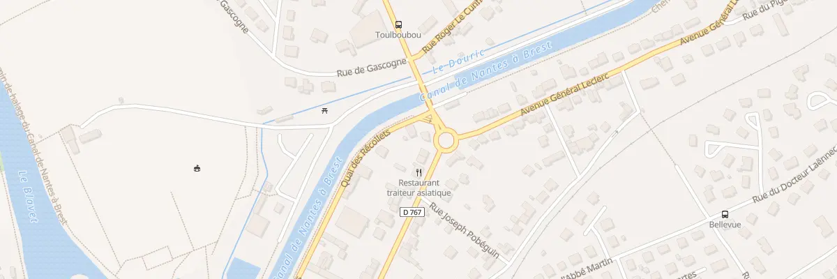 Plan du 4 Rue Gal de Gaulle à Pontivy