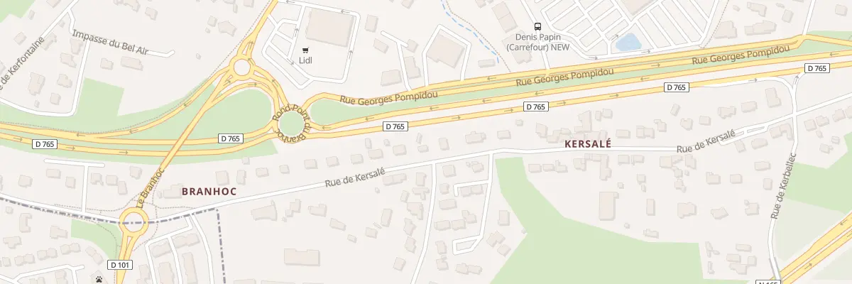 Plan du 17 Rue de Kersalé à Pluneret