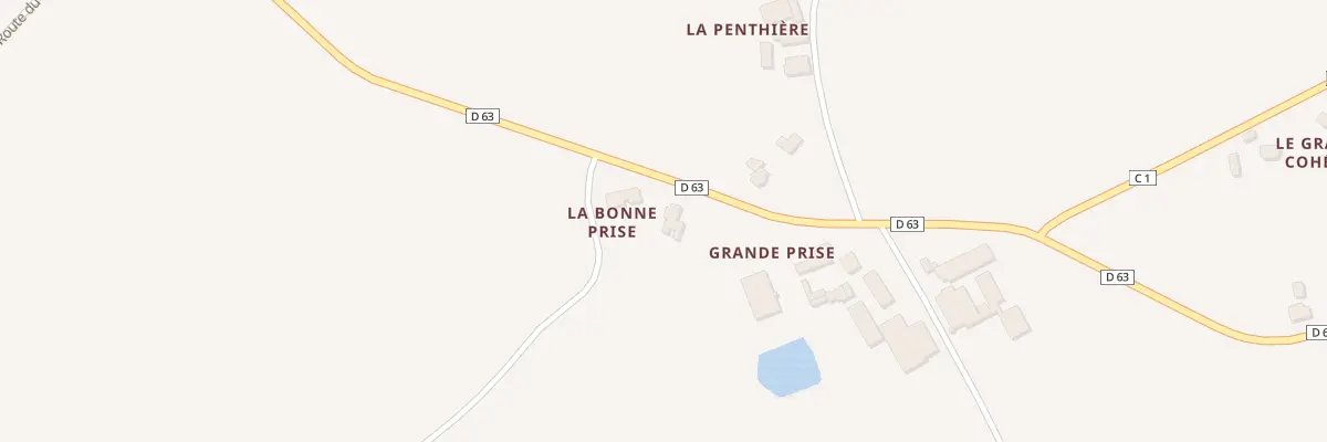 Plan du 2 La Bonne Prise à Saint-Bihy