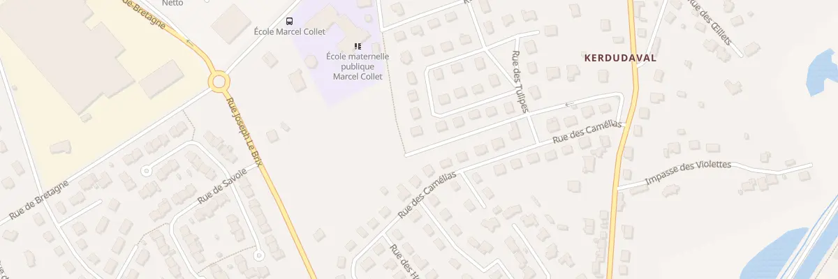 Plan du 11 Rue des Mimosas à Pontivy