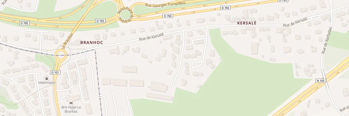 Plan du 14C Rue de Kersalé à Pluneret