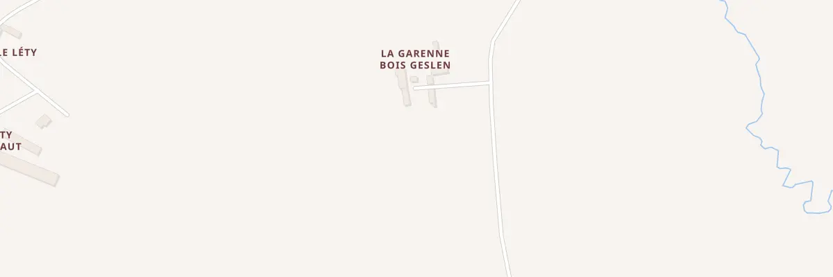 Plan du 5 La Garenne Bois Geslen au Vieux-Bourg