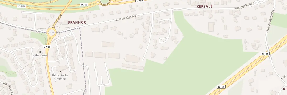 Plan du 16 Rue de Kersalé à Pluneret