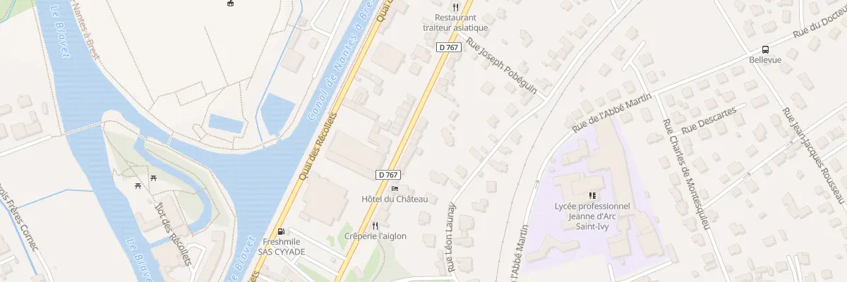Plan du 27 Rue Gal de Gaulle à Pontivy