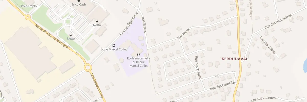 Plan du 25 Rue Warec à Pontivy