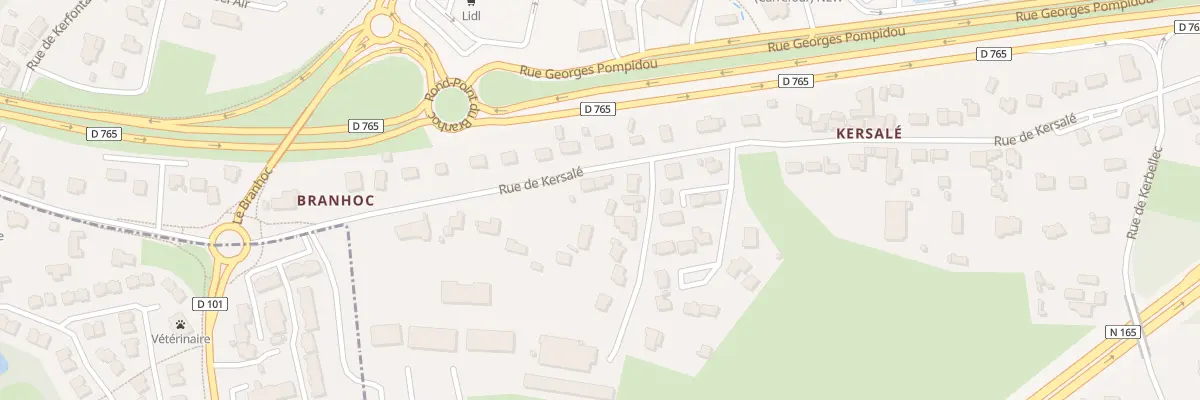 Plan du 12 Rue de Kersalé à Pluneret