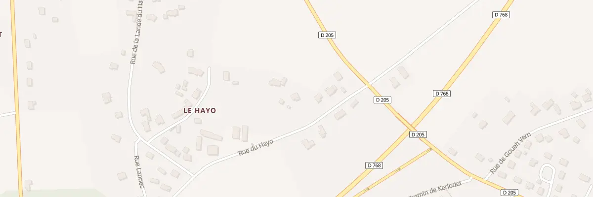 Plan du 8 Rue du Hayo à Saint-Thuriau