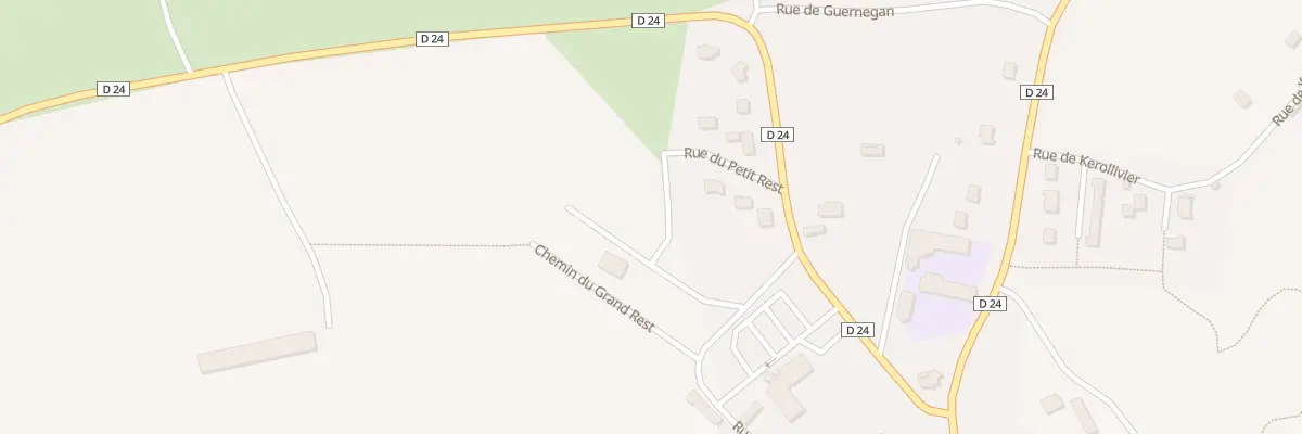 Plan du 1 Rue des Bodeliaux à Boqueho
