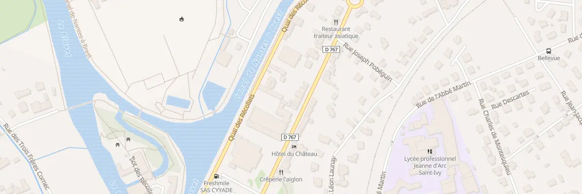 Plan du 28 Rue Gal de Gaulle à Pontivy